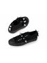 DEVIANT-04 Black Spike Sneakers