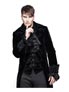 Devil's Fashion Men's Black Velvet Tailcoat