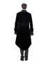 Devil's Fashion Men's Black Velvet Tailcoat