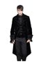 Devil's Fashion Men's Black Velvet Tailcoat