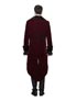 Devil Fashion Mens Red Velvet Tailcoat