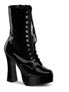 ELECTRA-1020 Black Patent Boots