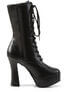 ELECTRA-1020 Black Pu Boots