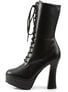 ELECTRA-1020 Black Pu Boots