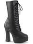 ELECTRA-1020 Black Pu Boots