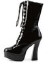 ELECTRA-1020 Black Patent Boots