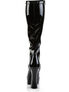 ELECTRA-2000Z Black Patent Knee High Boots