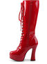 ELECTRA-2020 Red Patent Platform Boots