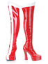 ELECTRA-2090 Red White Boots