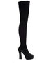 ELECTRA-3000 Black Lycra Boots