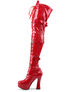 ELECTRA-3028 Red Patent Boots