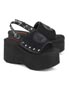 FUNN-32 Embroidered Skull & Crossbones Sandals