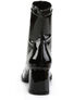 GOGO-150 Black Stretch Patent Boots