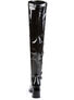 GOGO-3000 Black Patent Over-the-Knee Gogo Boots