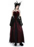 Crimson Noir Lace Gothic Long Skirt