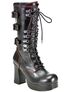 GOTHIKA-101 Laceup Buckle Boots