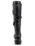 Gothika-108 Platform Boots with Bullets & Brass Knuckles
