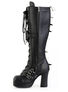 Gothika-108 Platform Boots with Bullets & Brass Knuckles