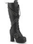 Gothika-108 Platform Boots with Bullets & Brass Knuckles