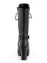 Gothika-152 Platform Boots with Wraparound Straps