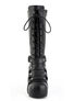Gothika-152 Platform Boots with Wraparound Straps