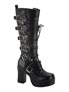 GOTHIKA-200 Black Laceup Boots