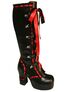 GOTHIKA-215 Black Corset Boots