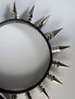 Hex Spike Leather Choker
