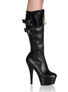 KISS-2007 Black Cuffed Boots