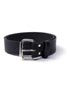 Plain Leather Belt with Sturdy Roller Buckle