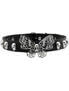 Leather Butterfly Filigree Choker