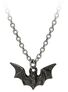 Luna Roost Dual Bat and Moon Necklace