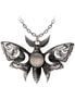 Lunar Moth Moon Phase Necklace