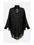 Gothic Lydia Lace Drape Dress