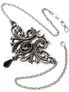 Midnight Memorial Baroque Gothic Pendant Necklace