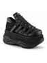 NEPTUNE-50 Black Platform Shoes