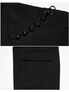 Black Nightwire pull-over hoodie with lace-up front detail and back pocket