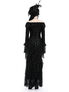 Nocturne Veil Victorian Gothic Long Dress