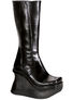 PACE-100 Black Platform Boots - Clearance