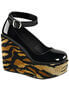POISON-03 Tiger Patent Shoes