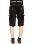 Knee Length Punk Zipper Shorts