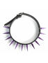 Rivithead Purple Spiked Leather Choker