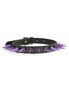 Rivithead Purple Spiked Leather Choker