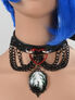 Raven Heart Gothic Choker