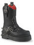 REBEL-56 Women's Skull Cowboy Combat Platform Boots