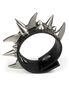 Rebel Spike Leather Wristband