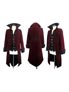 Devil Fashion Mens Red Velvet Tailcoat