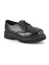 RIOT-03 Black Leather Steel Toe Shoes