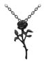 Romance Of The Black Rose Pendant