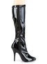 SEDUCE-2000 Black Patent Knee High Boots
